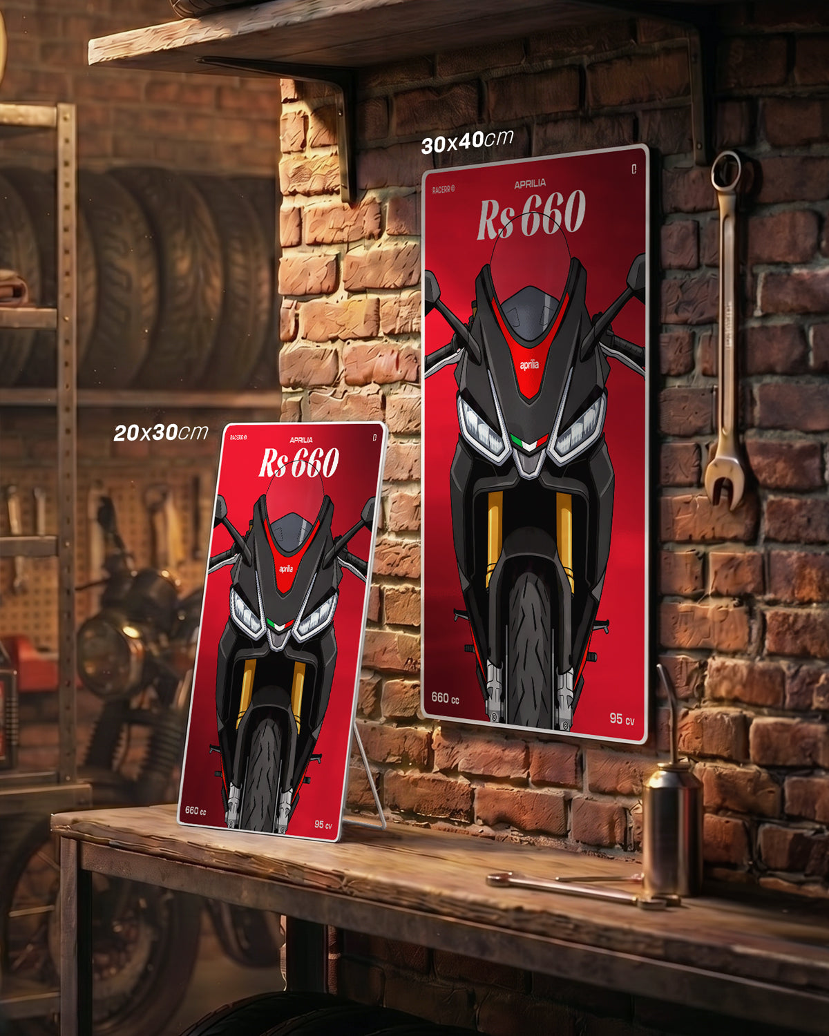Targa "Cartoon" Aprilia Rs 660 [2021+]