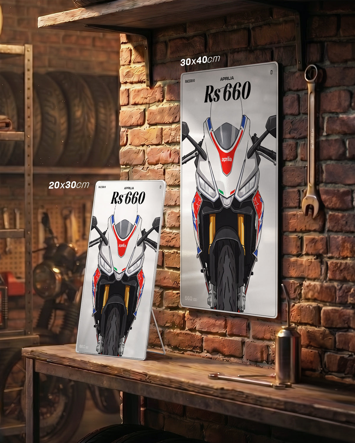 Targa "Cartoon" Aprilia Rs 660 [2021+]