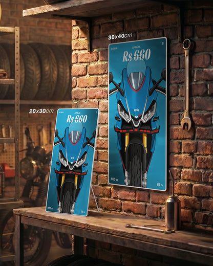 Targa "Cartoon" Aprilia Rs 660 [2021+]