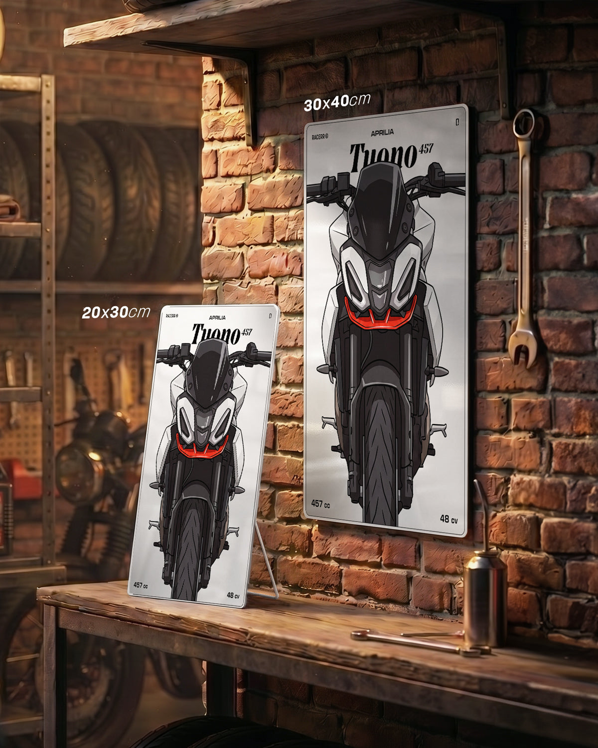 Targa "Cartoon" Aprilia Tuono 457 [2025+]
