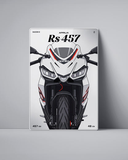Targa "Cartoon" Aprilia Rs 457 [2024+]