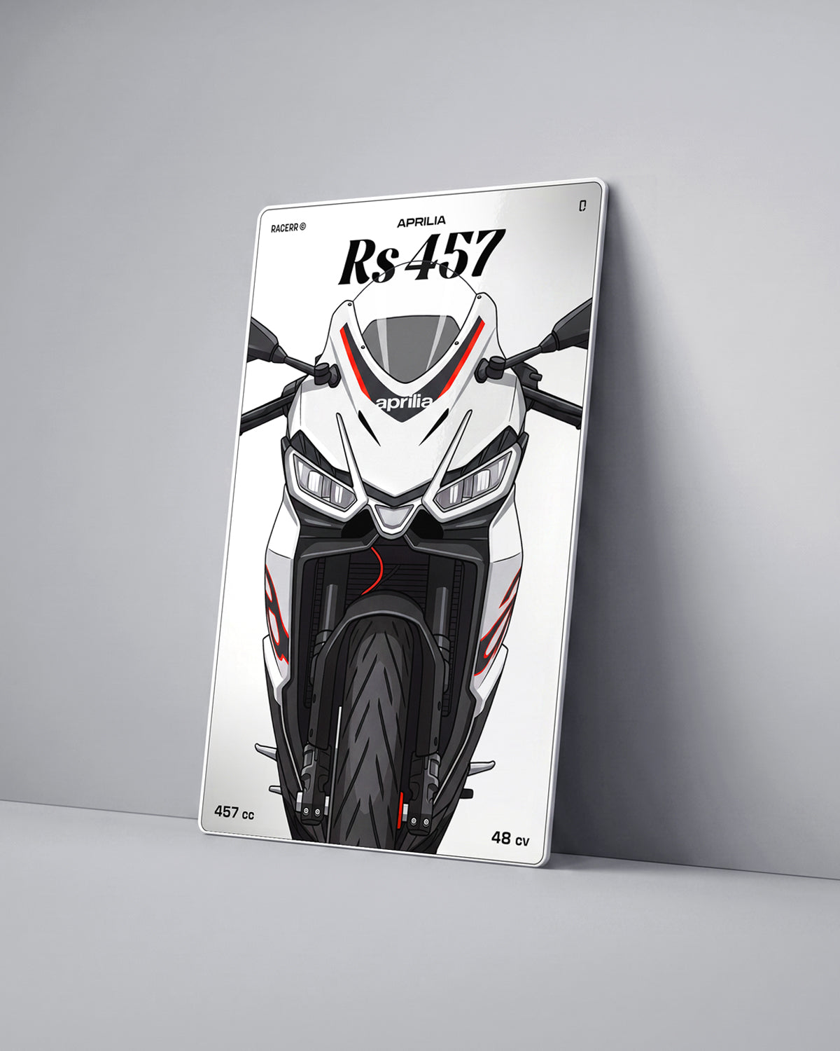Targa "Cartoon" Aprilia Rs 457 [2024+]