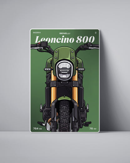 Targa "Cartoon" Benelli Leoncino 800 [2017+]