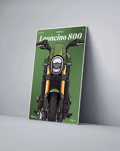 Targa "Cartoon" Benelli Leoncino 800 [2017+]