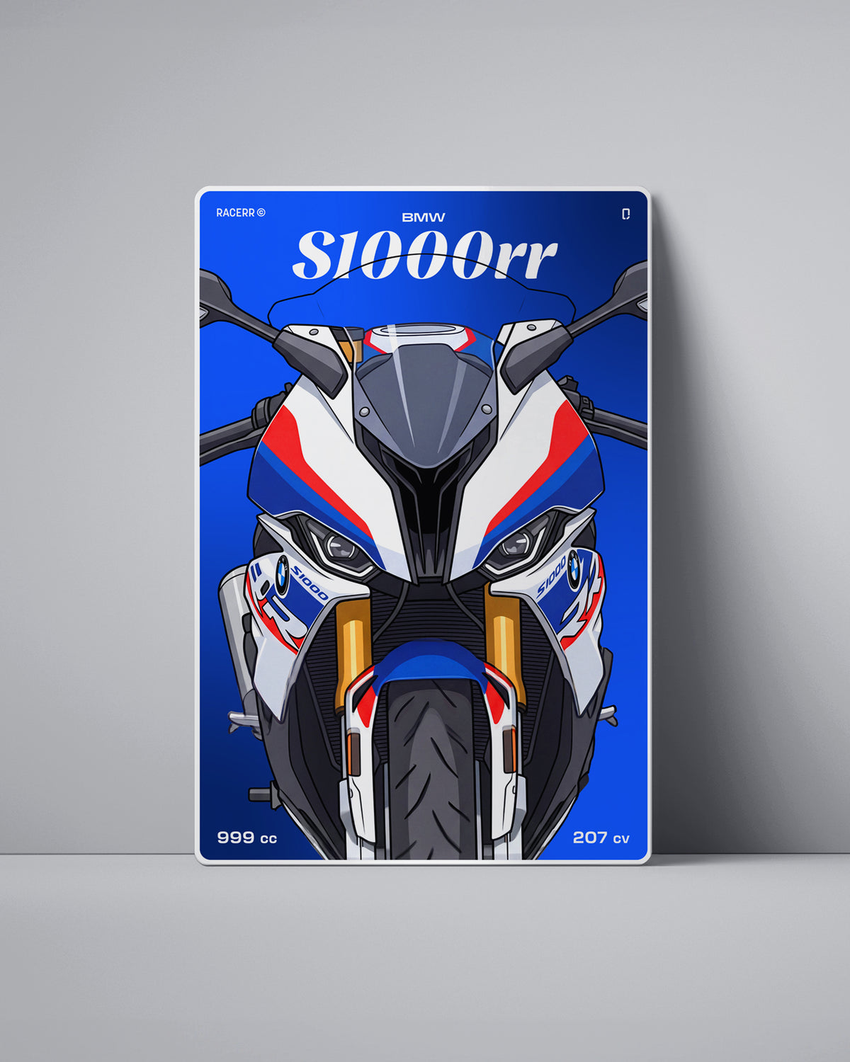Targa "Cartoon" Bmw S1000rr [2019+]