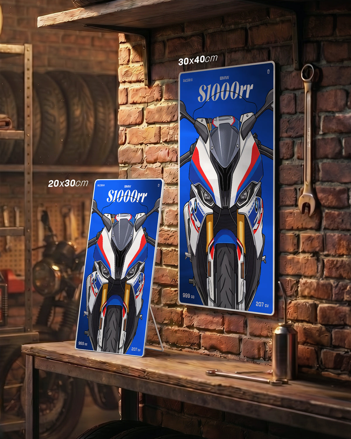 Targa "Cartoon" Bmw S1000rr [2019+]