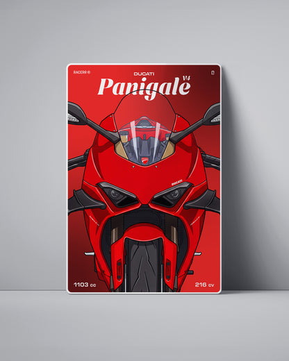 Targa "Cartoon" Ducati Panigale v4 [2018-2024]