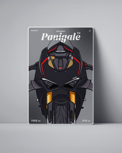 Targa "Cartoon" Ducati Panigale v4 [2018-2024]