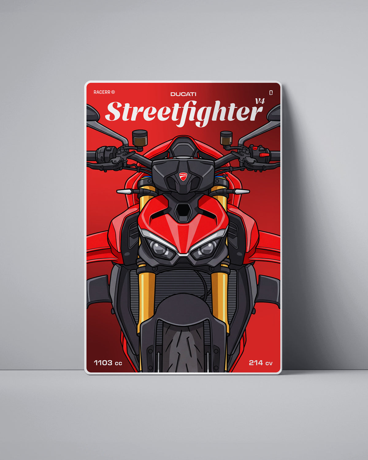 Targa "Cartoon" Ducati Streetfighter [2021-2024]