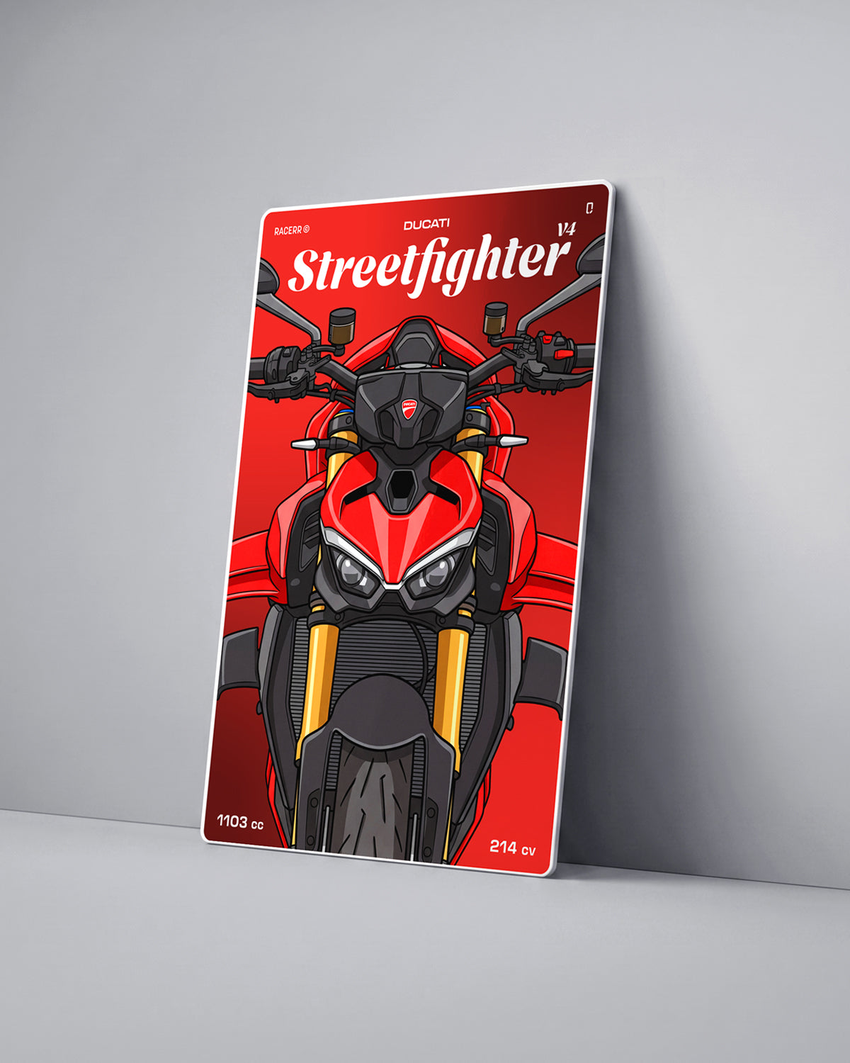 Targa "Cartoon" Ducati Streetfighter [2021-2024]