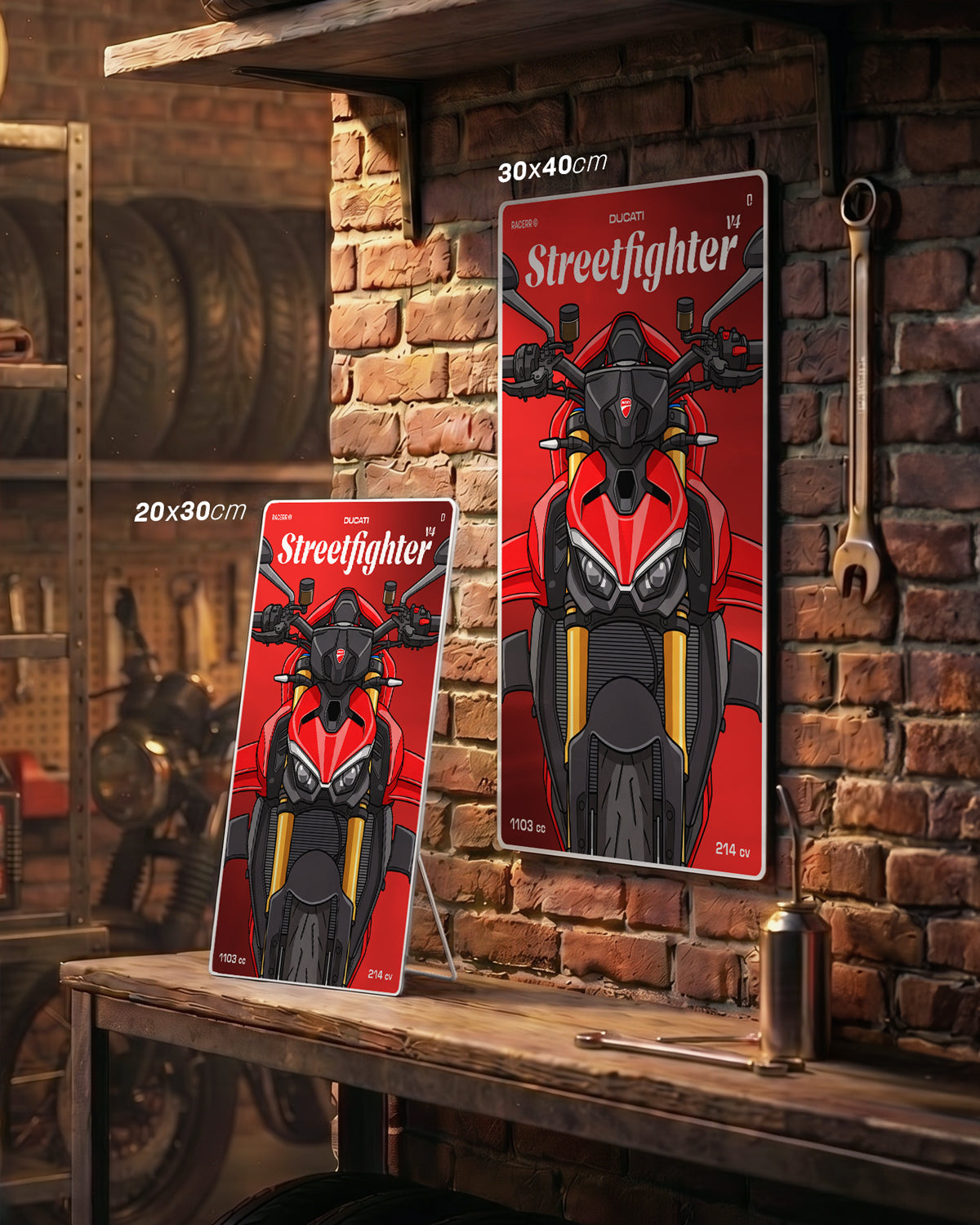 Targa "Cartoon" Ducati Streetfighter [2021-2024]