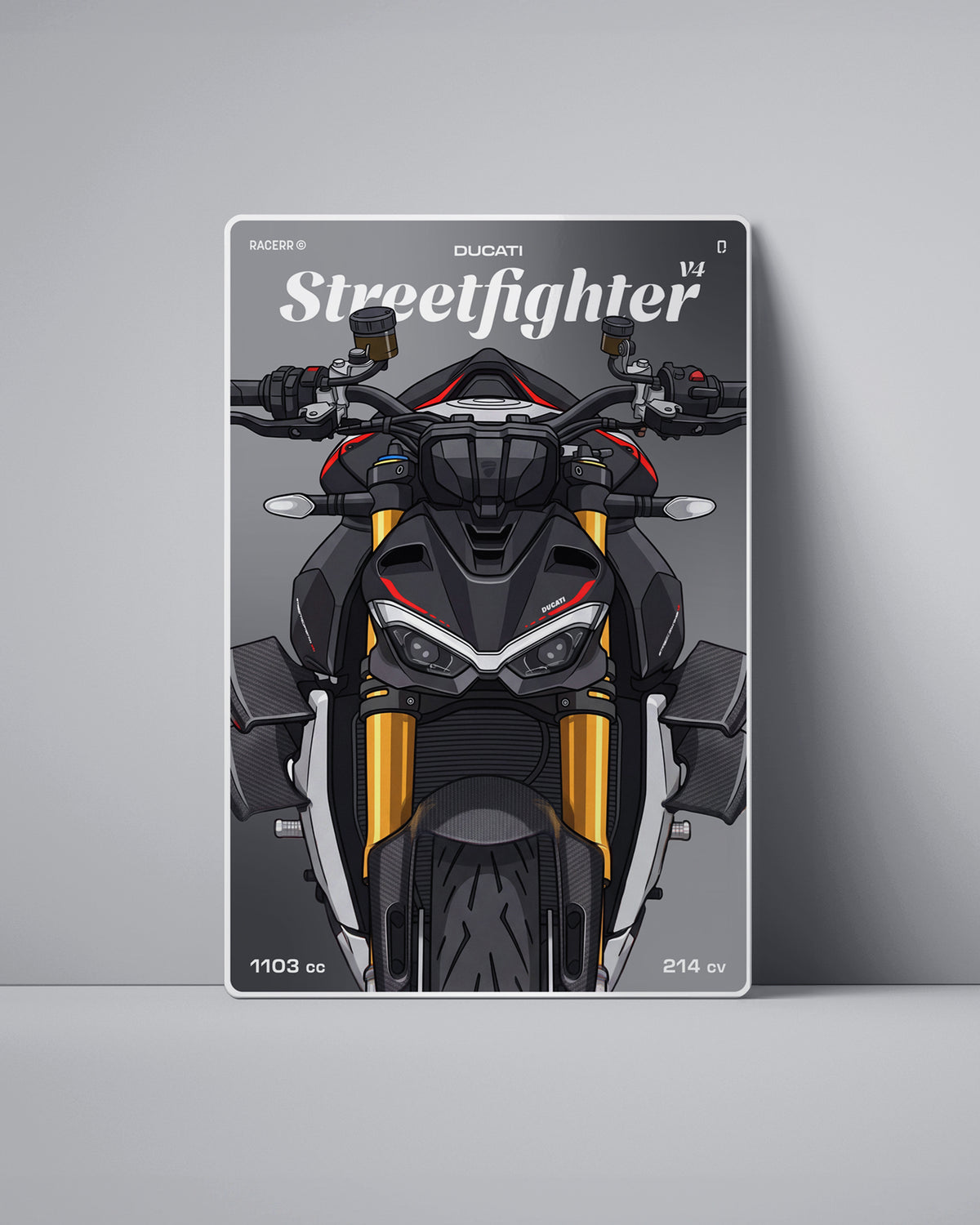 Targa "Cartoon" Ducati Streetfighter [2021-2024]