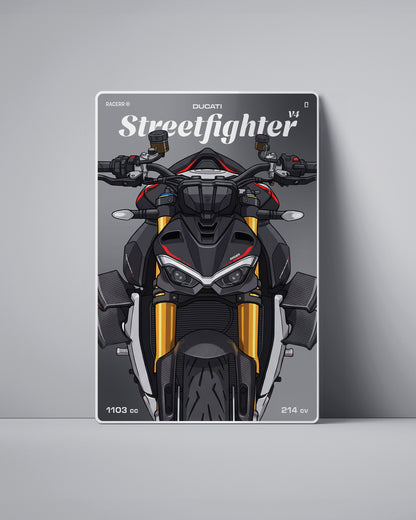 Targa "Cartoon" Ducati Streetfighter [2021-2024]