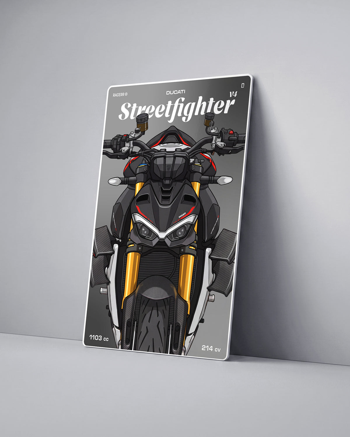 Targa "Cartoon" Ducati Streetfighter [2021-2024]