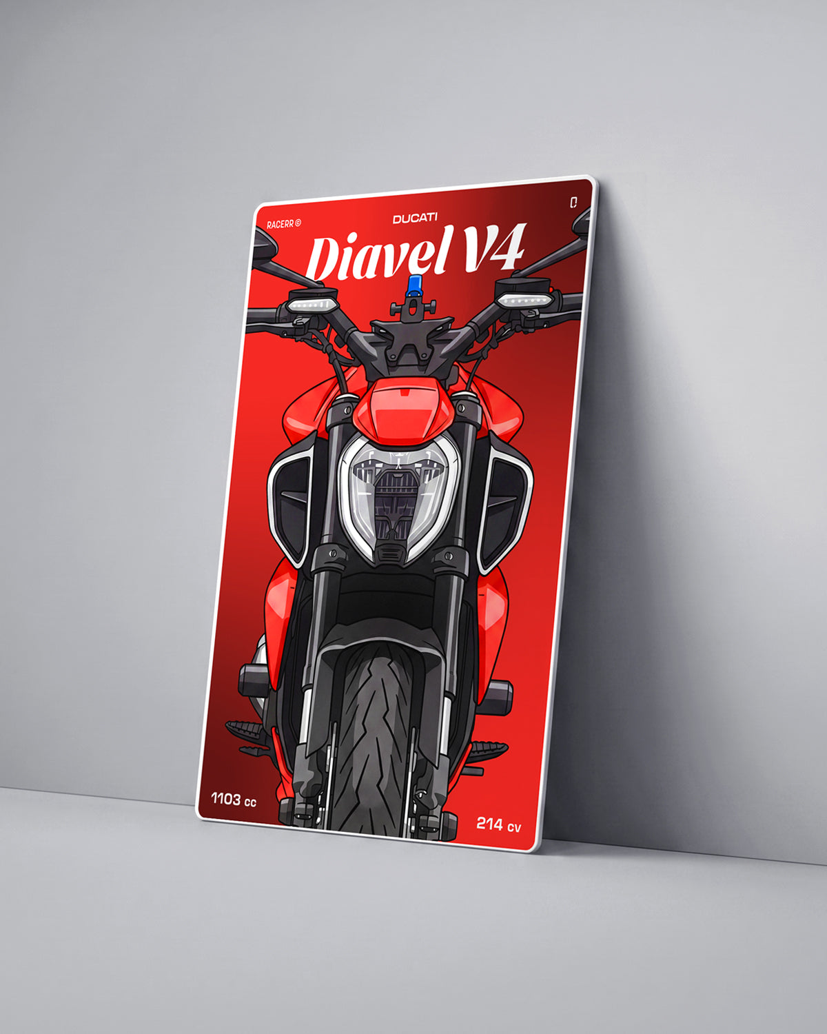 Targa "Cartoon" Ducati Diavel v4 [2023+]