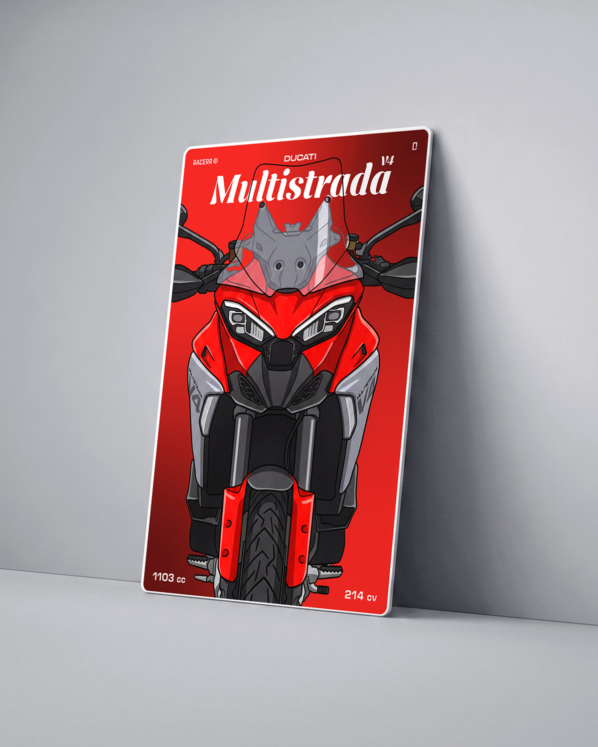 Targa "Cartoon" Ducati Multistrada v4 [2021+]