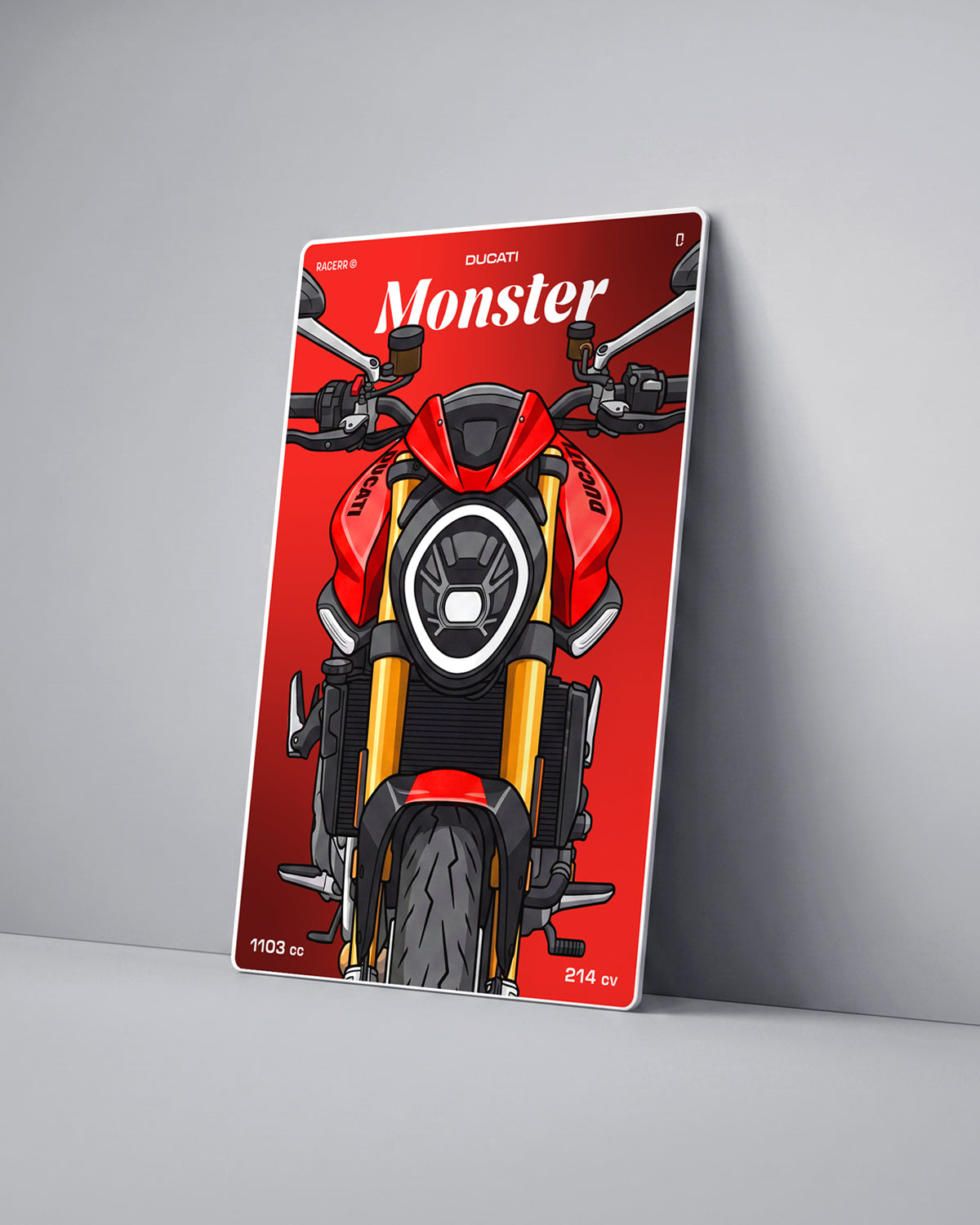 Targa "Cartoon" Ducati Monster [2021-2024]