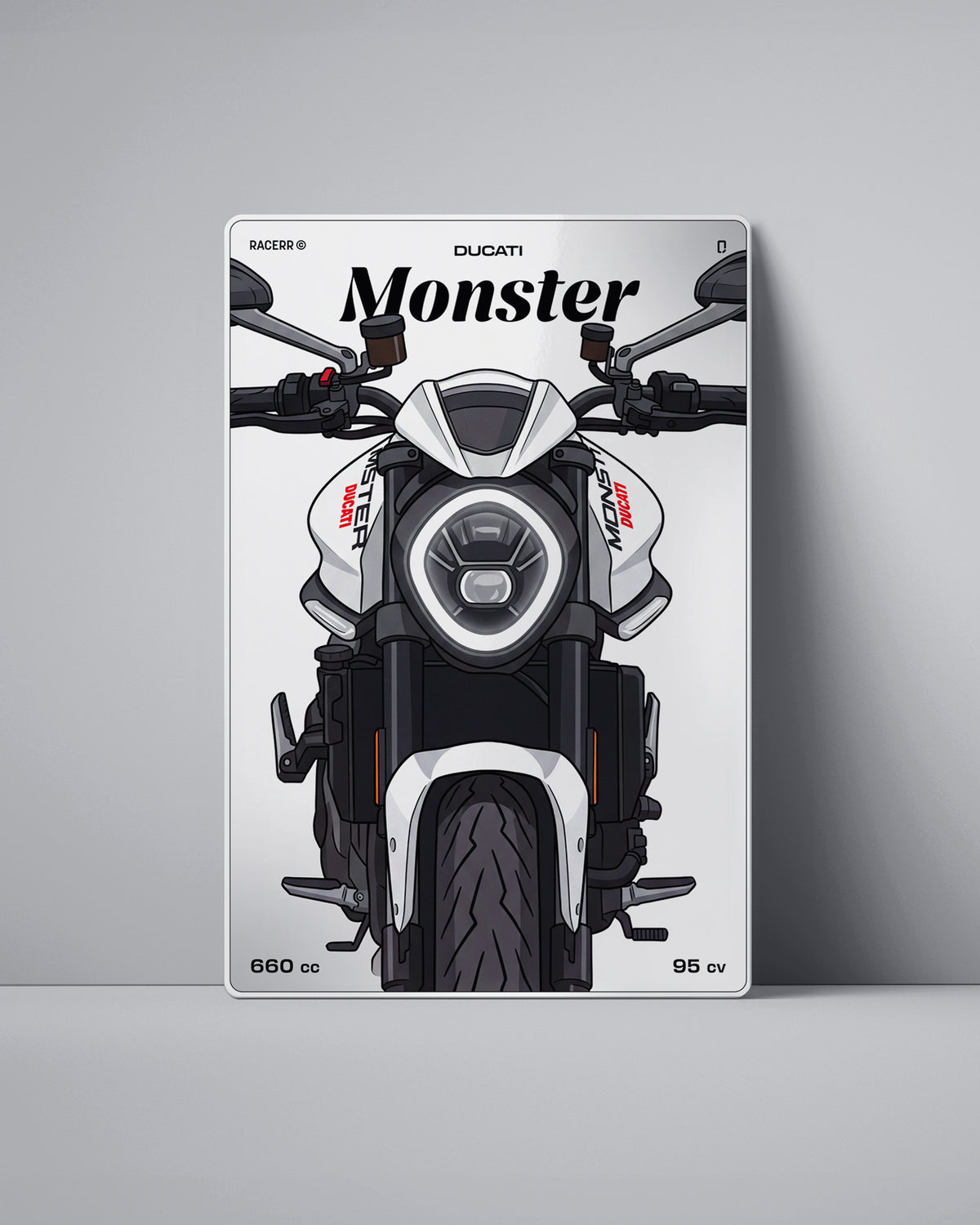 Targa "Cartoon" Ducati Monster [2021-2024]