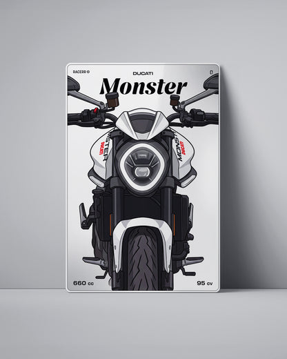 Targa "Cartoon" Ducati Monster [2021-2024]