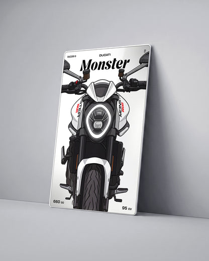 Targa "Cartoon" Ducati Monster [2021-2024]