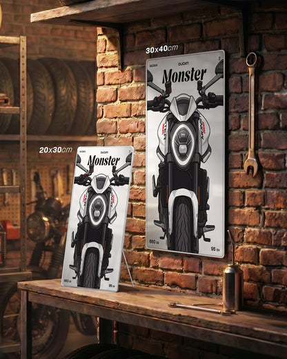 Targa "Cartoon" Ducati Monster [2021-2024]