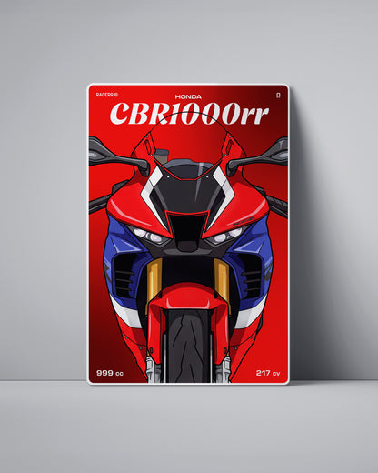 Targa "Cartoon" Honda Cbr 1000rr [2020+]