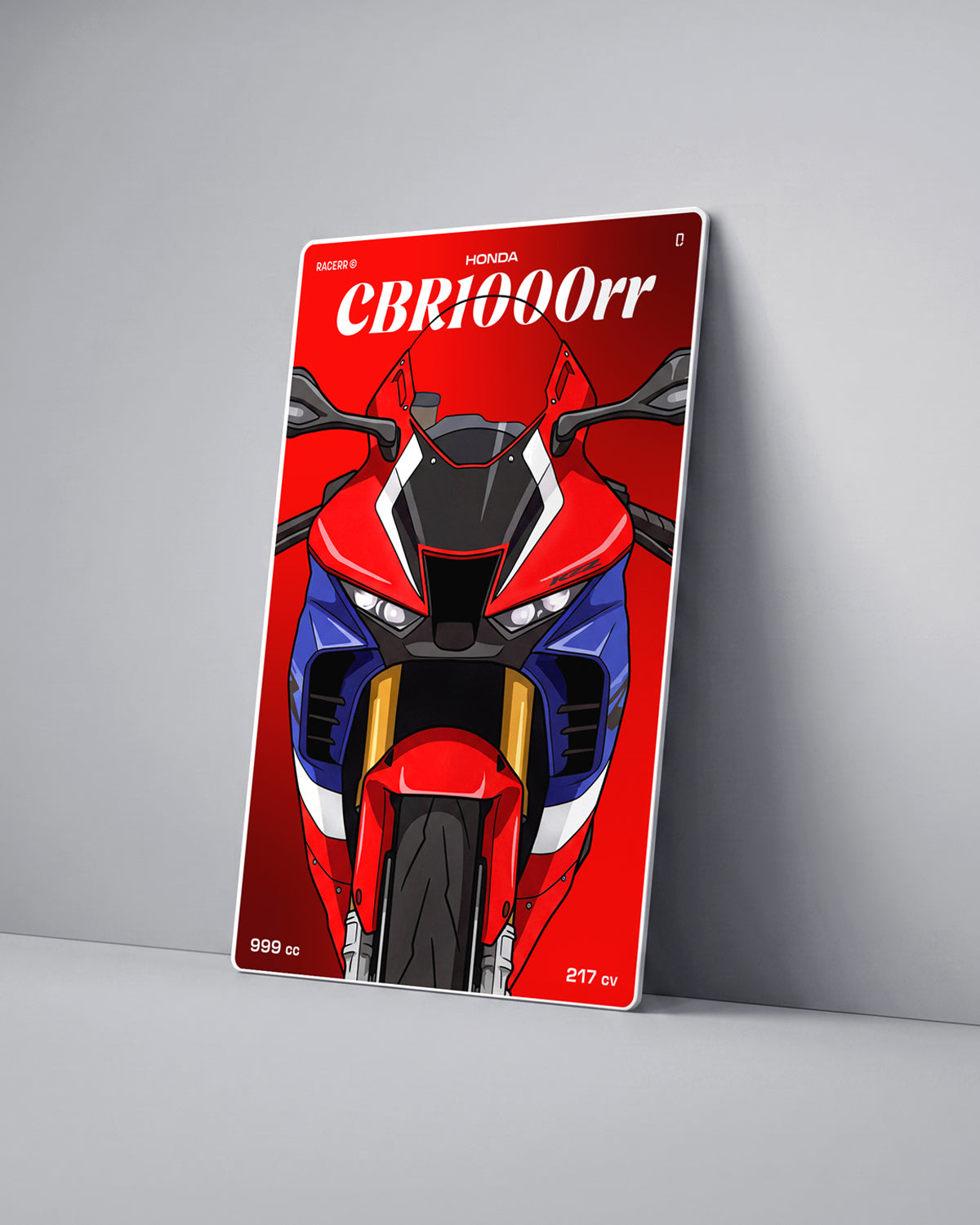 Targa "Cartoon" Honda Cbr 1000rr [2020+]