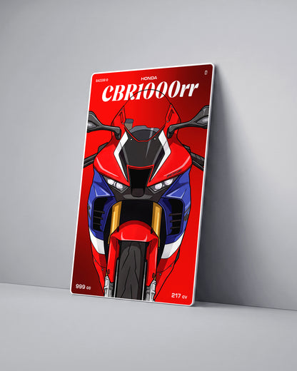 Targa "Cartoon" Honda Cbr 1000rr [2020+]