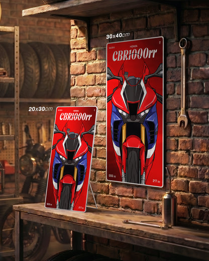 Targa "Cartoon" Honda Cbr 1000rr [2020+]