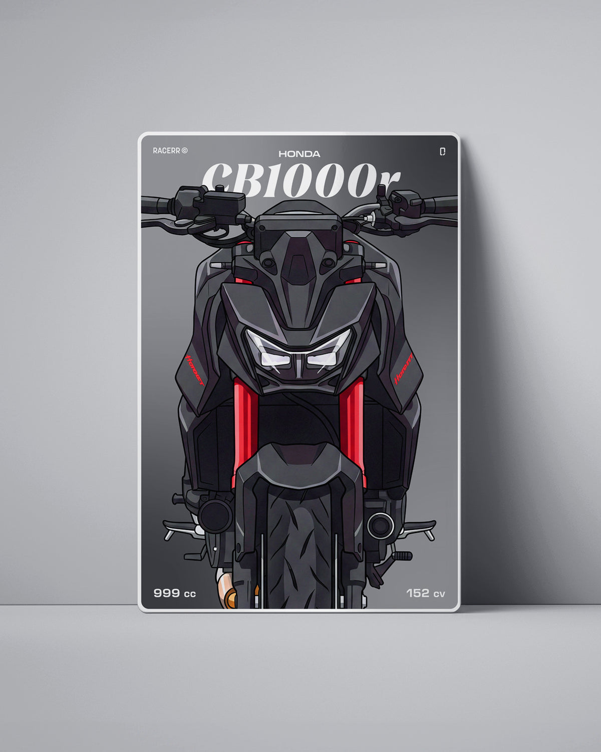 Targa "Cartoon" Honda Cb 1000r Hornet [2025+]