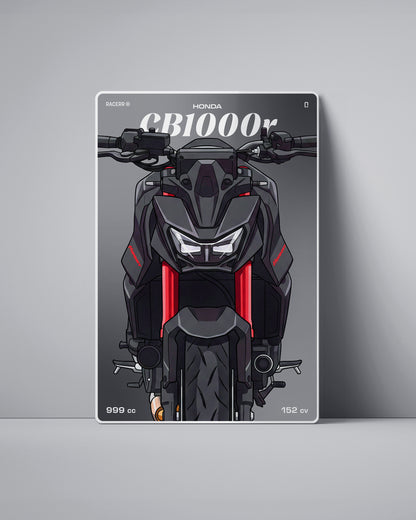Targa "Cartoon" Honda Cb 1000r Hornet [2025+]