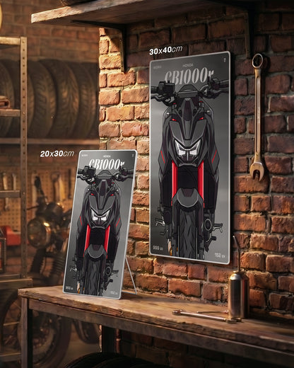 Targa "Cartoon" Honda Cb 1000r Hornet [2025+]