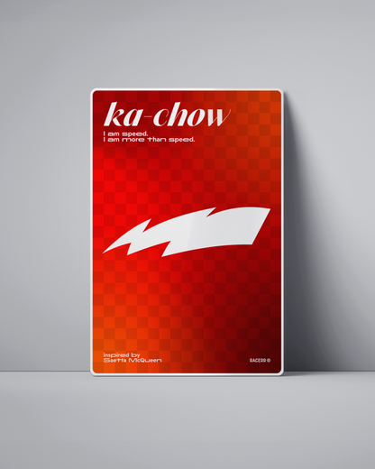 | Ka-chow - Saetta McQueen" | 1 of 100 Limited Edition |