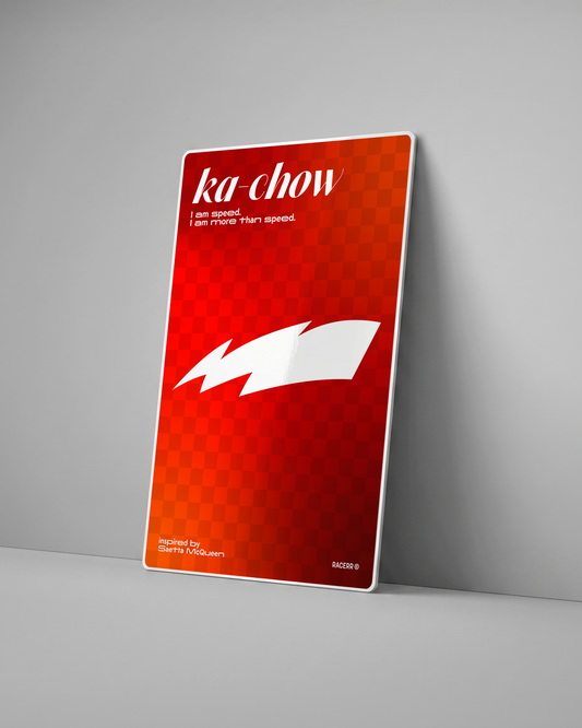 | Ka-chow - Saetta McQueen" | 1 of 100 Limited Edition |