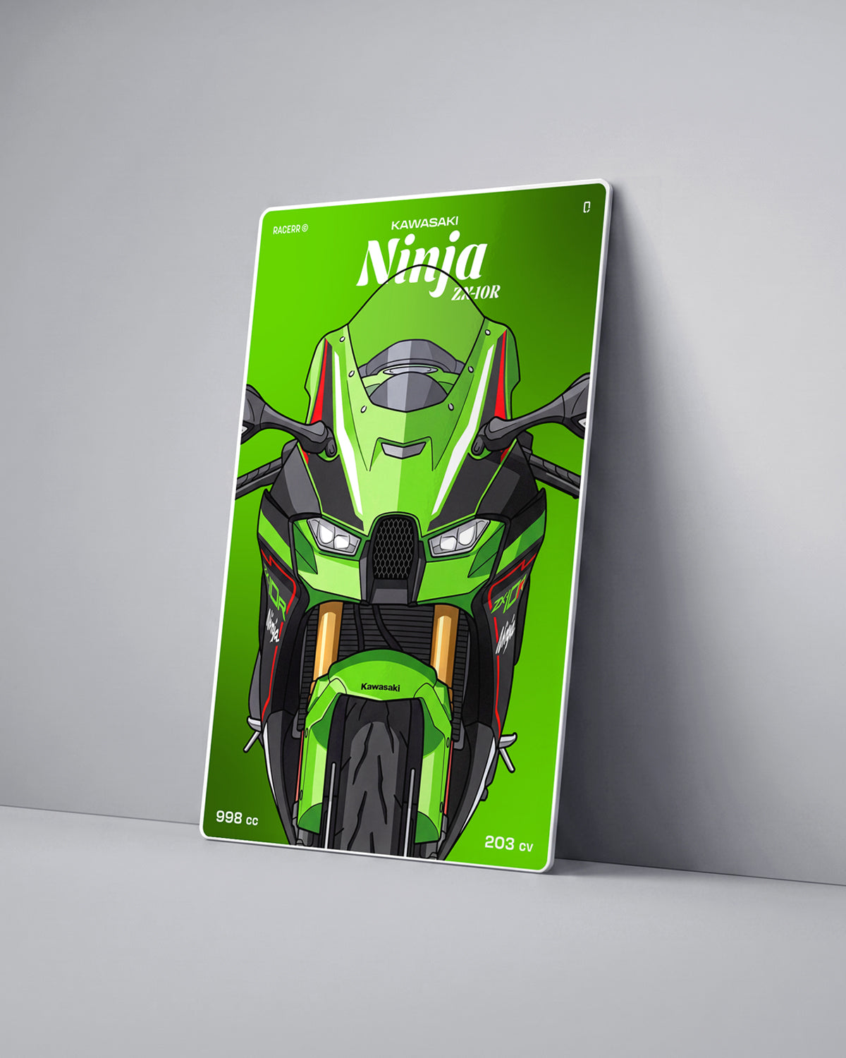 Targa "Cartoon" Kawasaki Zx10r [2021-2025]