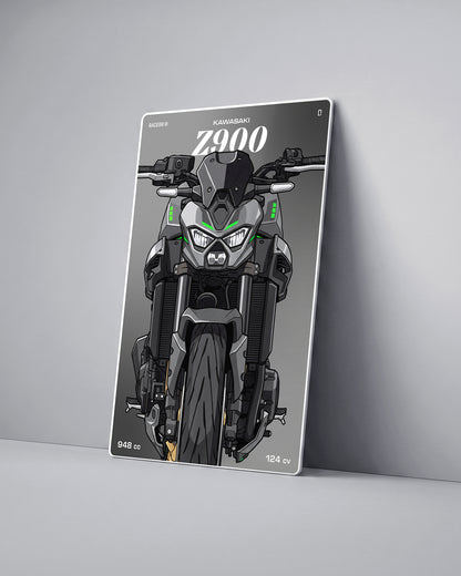 Targa "Cartoon" Kawasaki Z900 [2025+]