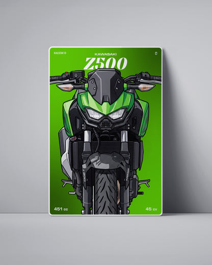 Targa "Cartoon" Kawasaki Z500 [2022+]