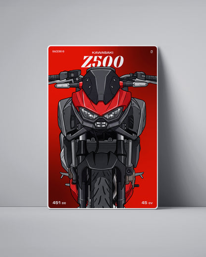 Targa "Cartoon" Kawasaki Z500 [2022+]