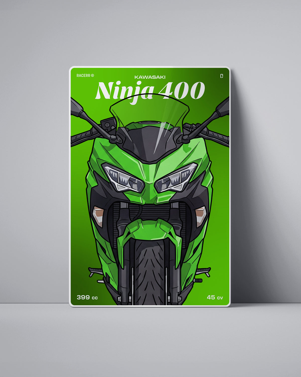 Targa "Cartoon" Kawasaki Ninja 400 [2018+]