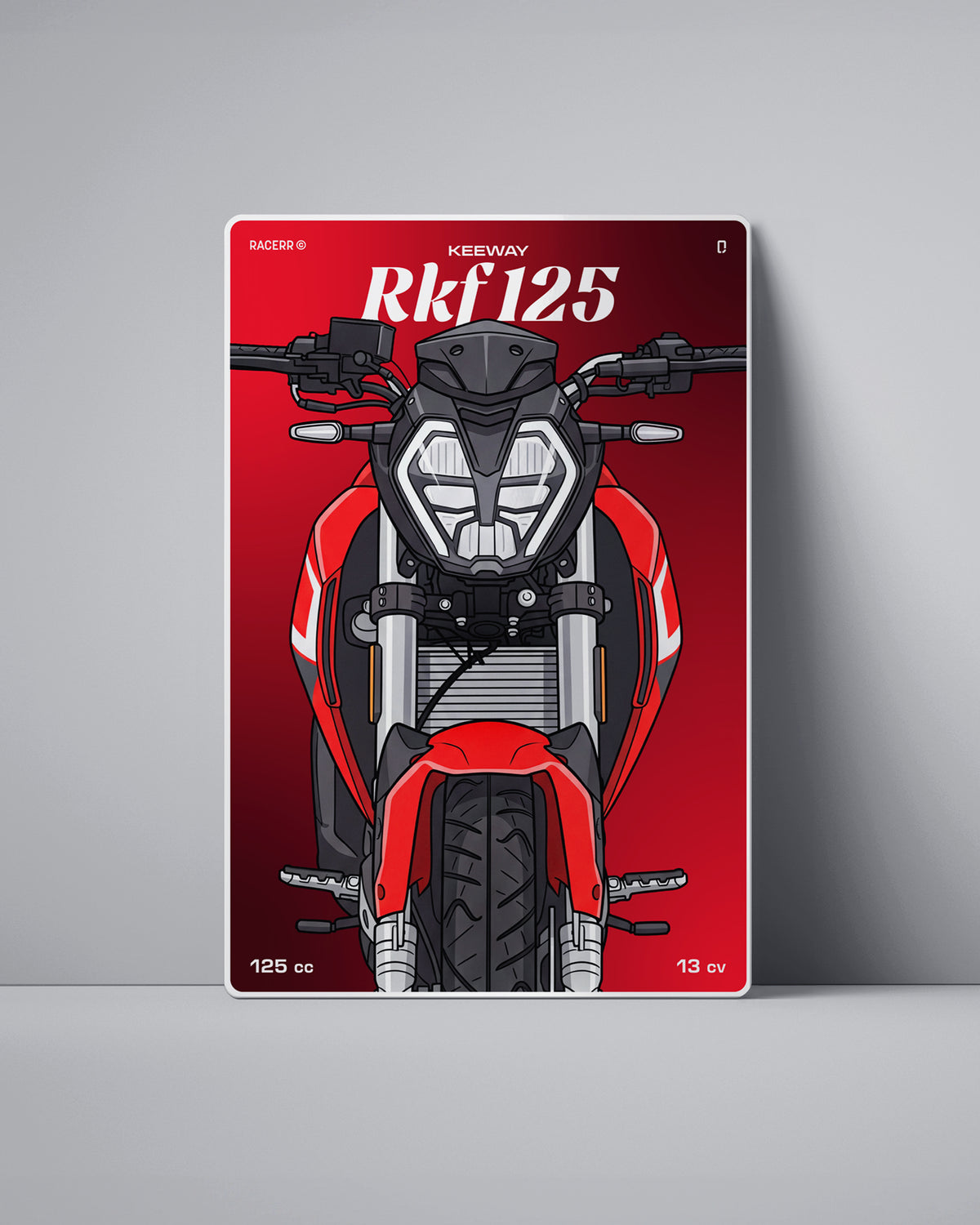 Targa "Cartoon" Keeway Rkf 125 [2020+]