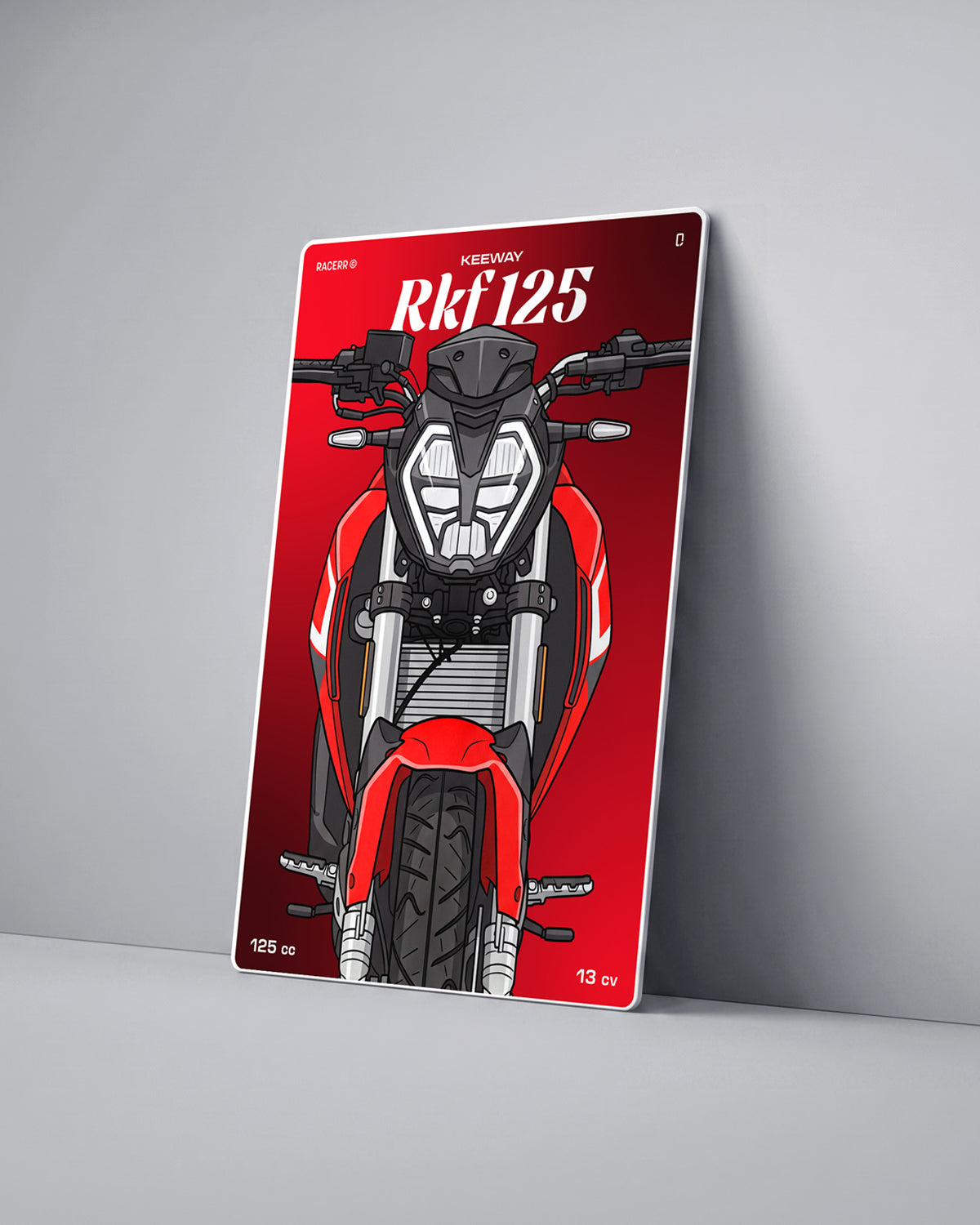 Targa "Cartoon" Keeway Rkf 125 [2020+]