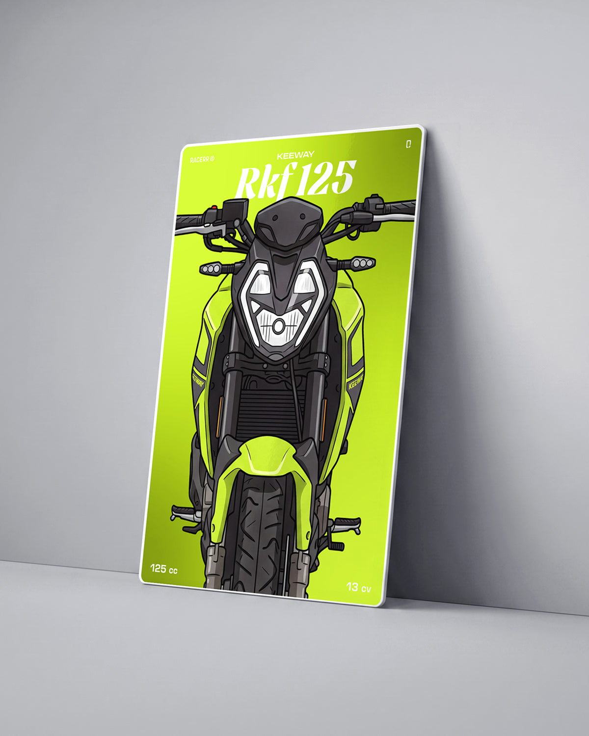 Targa "Cartoon" Keeway Rkf 125 [2020+]
