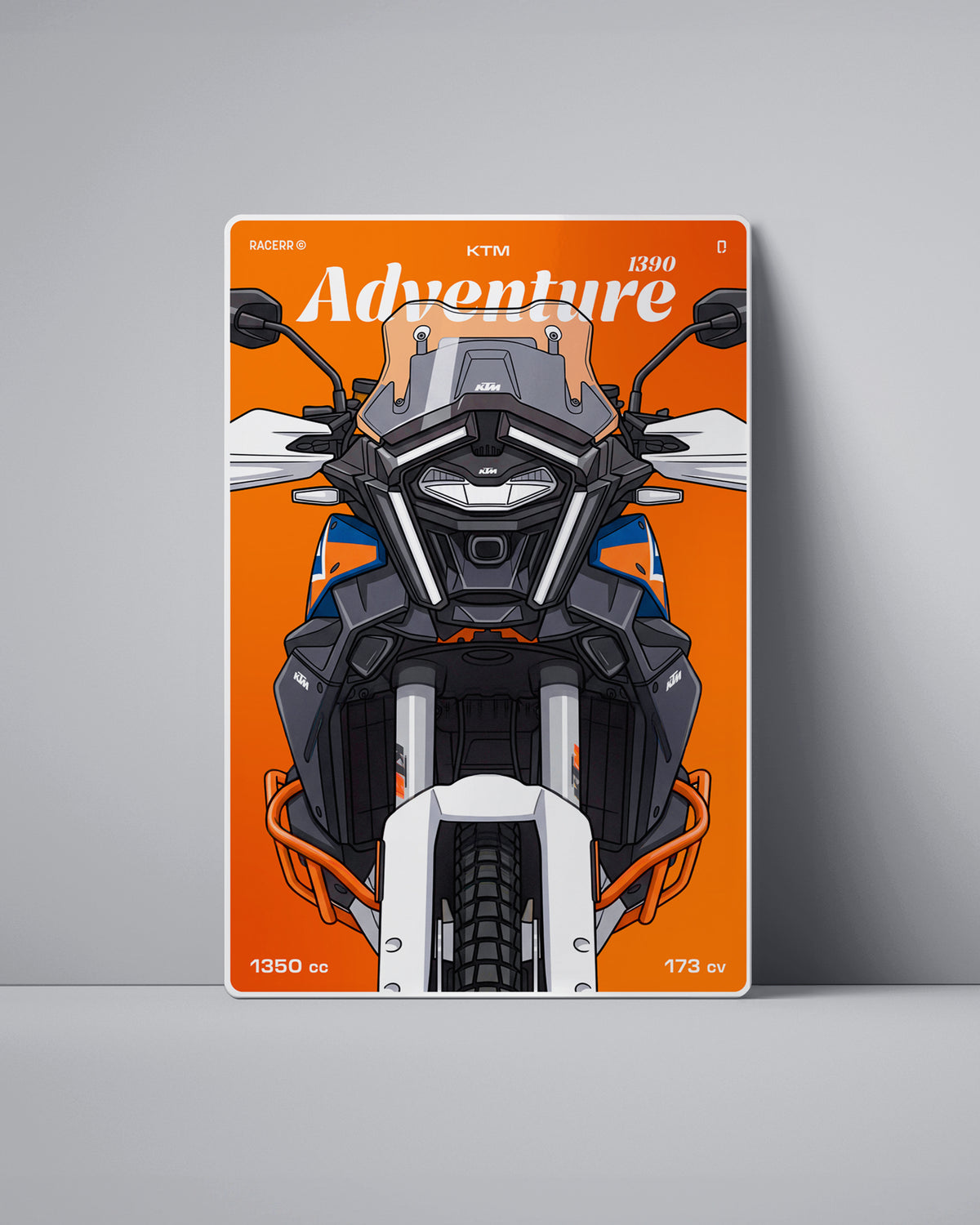 Targa "Cartoon" Ktm Adventure 1390 [2024+]