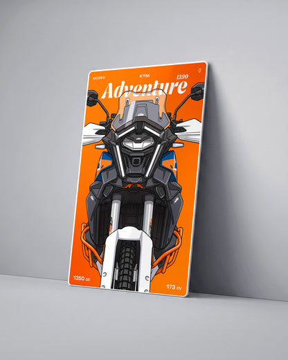 Targa "Cartoon" Ktm Adventure 1390 [2024+]