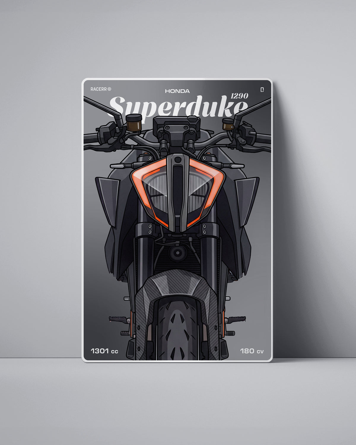 Targa "Cartoon" Ktm Duke 1290 [2017-2023]