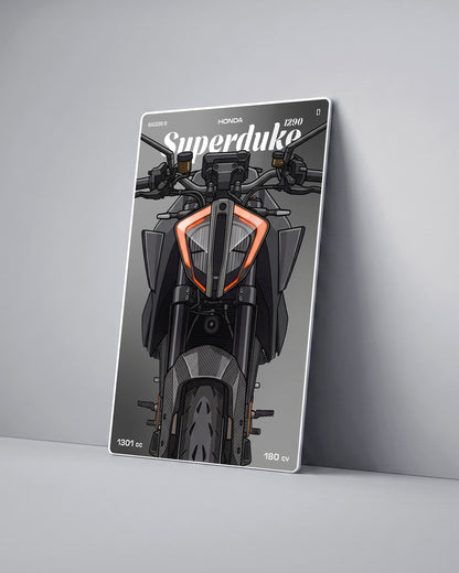 Targa "Cartoon" Ktm Duke 1290 [2017-2023]