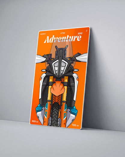 Targa "Cartoon" Ktm Adventure 890 [2020-2024]