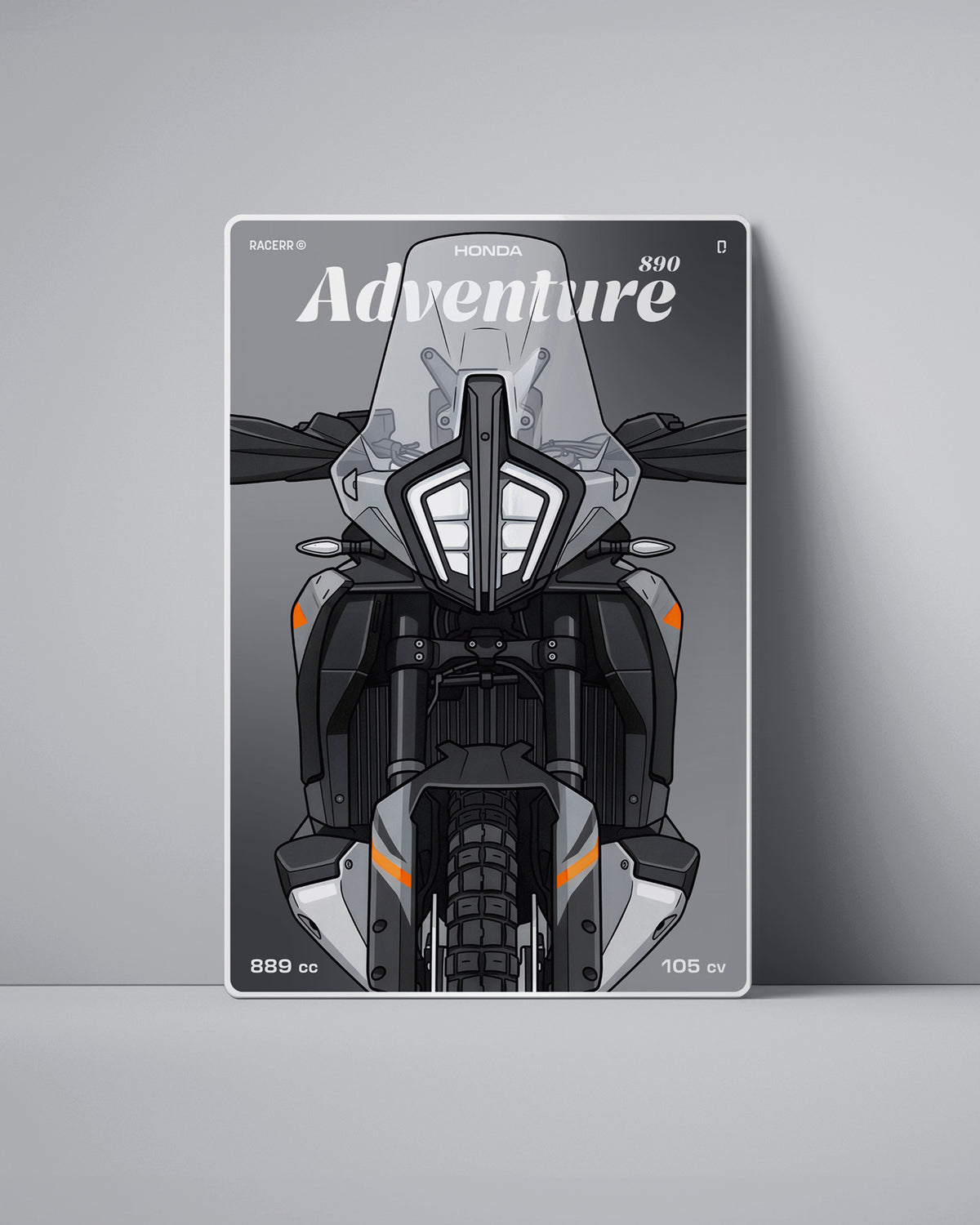 Targa "Cartoon" Ktm Adventure 890 [2020-2024]