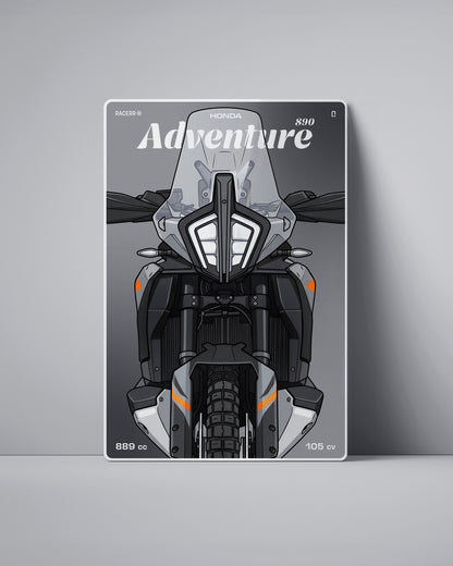 Targa "Cartoon" Ktm Adventure 890 [2020-2024]