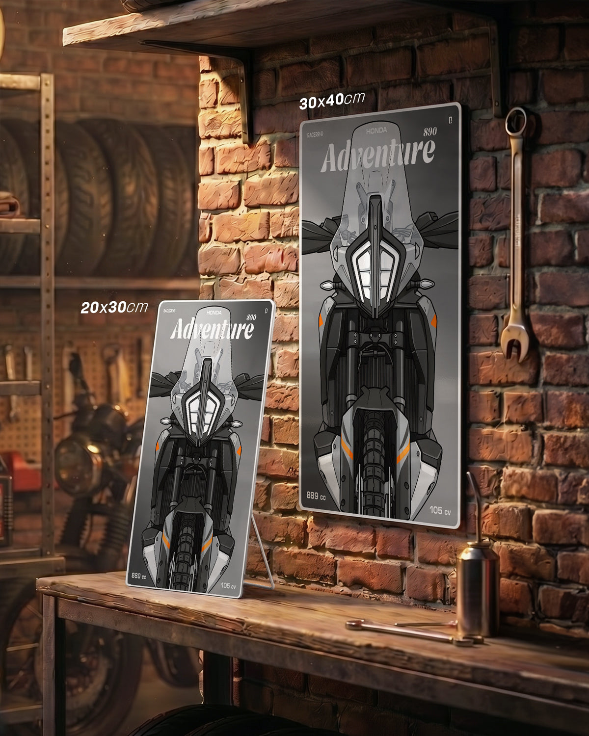 Targa "Cartoon" Ktm Adventure 890 [2020-2024]